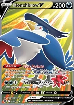 Honchkrow V (BRS 161) - Ultra Rare